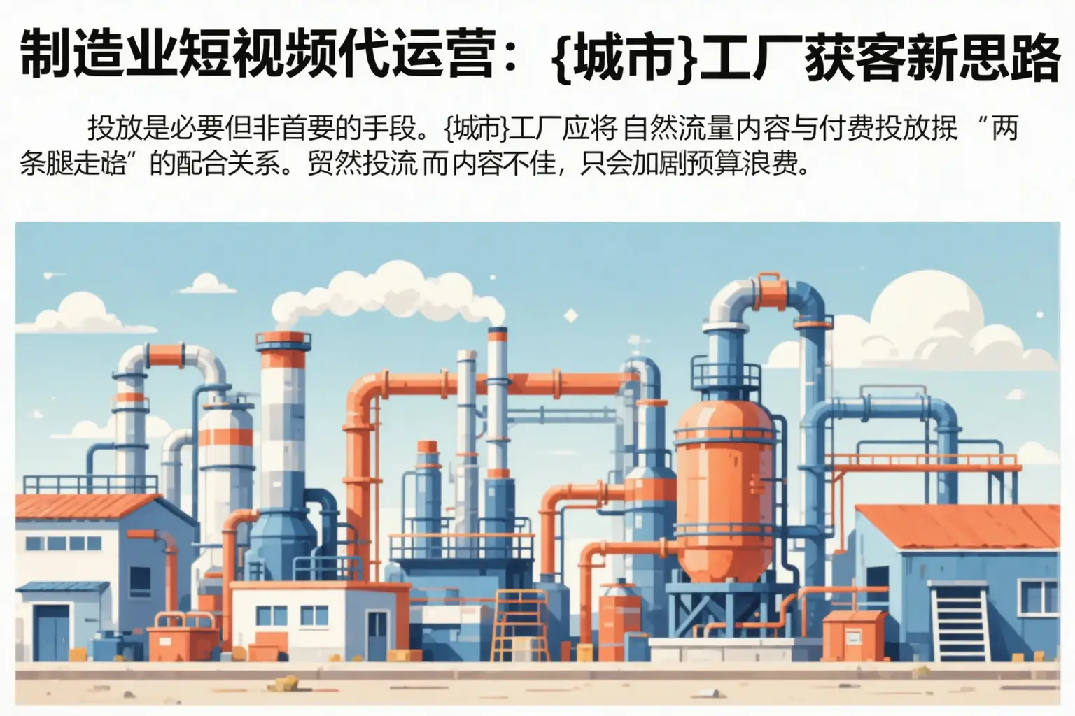 制造业短视频代运营：吴堡工厂获客新思路